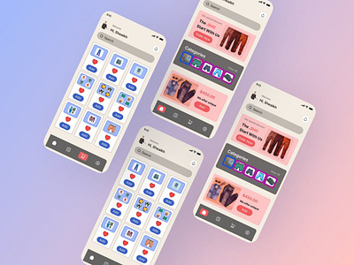 Mobile App UI Design app figma iso mobile mockup ui ui design ux ux design