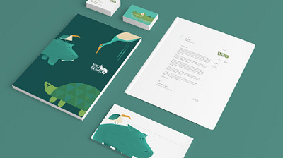 Frobisher Wetland Park Stationery 2d art 3d adobe illustrator adobe photoshop advertising bird branding crocodile cute digital art hippo logo mark mockup nature painting turtle vectorart zoo