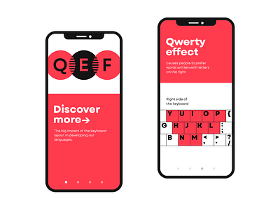 Qwerty effect design font letter type type design typedesign typogaphy ui uiux ux vector