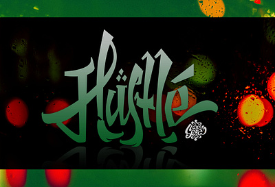 Hustle Lettering creative design lettering logo logotype logotypedesign typography vector