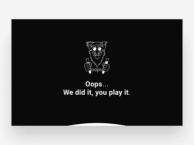 Oops11 – Game Developer’s Website animation app store dark mode developer game interaction interface ios motion parallax site ui ux web web design