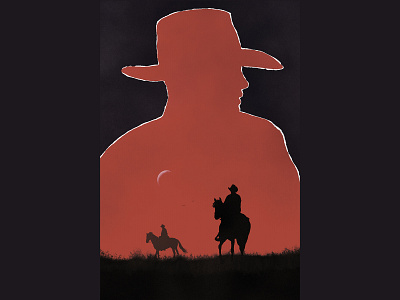 ARCANGEL AA11799725 bookcover bookcoverdesign cowboy cowboys dark horse illustration man midnight moon polar silhouette thriller