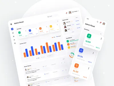 Grabstar Dashboard - Review Platform admin panel design analytics best design chart clean design curriculum vitae dashboard design freelancer hire designer minimal website design mobile design portfolio page profile card remotework review rating review site social proof ui dashboard webapp webdesign