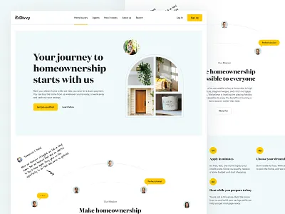 Divvy Website | Real Estate company landingpage real estate ui uiux website