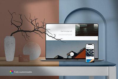 Digital Scene Mockup app apple dark device digital display exhibition imac ipad iphone isometric light macbook mockup presentation promo scene showcase web website