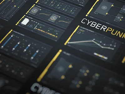 Ui_OUT after effects artstation asset cyberpunk design fui hud illustrator scifi store ui unity unreal engine ux vector