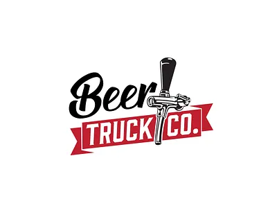beer truck logo beer beer branding brand identity branding classic graphicdesign logo logodesign tap truck vector vintage vintage logo