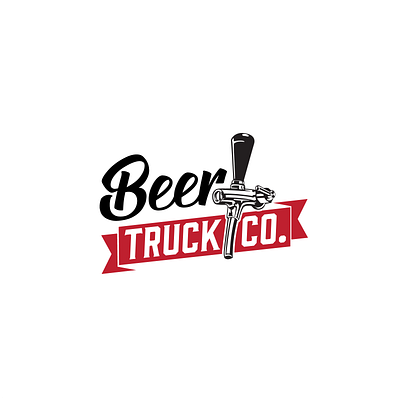 beer truck logo beer beer branding brand identity branding classic graphicdesign logo logodesign tap truck vector vintage vintage logo