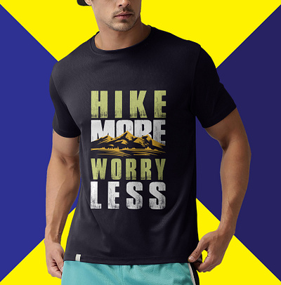 Hiking t-shirt design design june guy tshrits tshirt design tshirts type typography tshrits