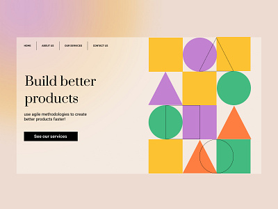 Daily UI 53 | Header Navigation daily 100 challenge daily ui daily ui 053 dailyui dailyuichallenge header header navigation landing page navigation ui