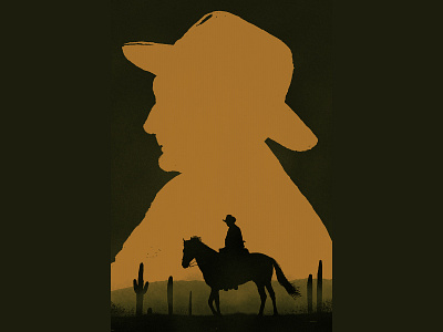 Arcangel AA11792297 arizona bookcover bookcoverdesign cactus cowboy dark hat horse illustration man polar silhouette thriller