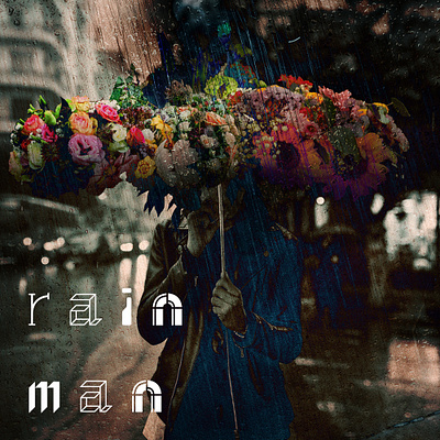 rainman adobe adobe photoshop flower graphic graphic design graphic art graphic design rain rainman rainy