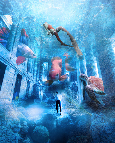 seaworld adobe adobe photoshop graphic graphic design graphic art graphic design sea underwater