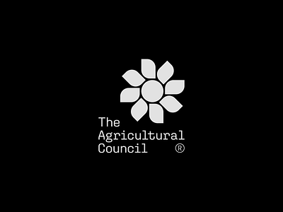 The Agricultural Council brand brand design brand identity branding clean design flat identity identity branding identitydesign illustrator logo logo design logomark logotype mark minimal monochromatic typography vector