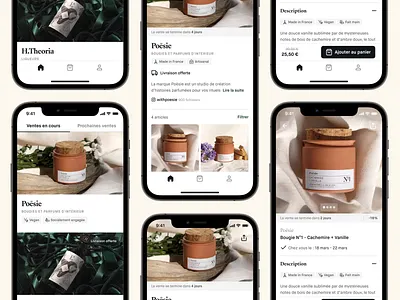 Choose App animation app brand choose clean design ecommerce fashion homepage interface lifestyle minimal mobile natural nude product sale serif shop ui