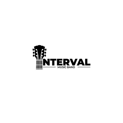 INTERVAL - logo design for local music band branding design illustration illustrator logo minimal vector