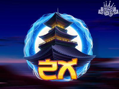 WILD slot symbol design digital art gambling gambling design game art game design graphic design japanese art japanese design japanese slot japanese themed pagoda pagoda symbol pagoga design slot design slot game slot game art slot game design slot symbol art slot symbol design