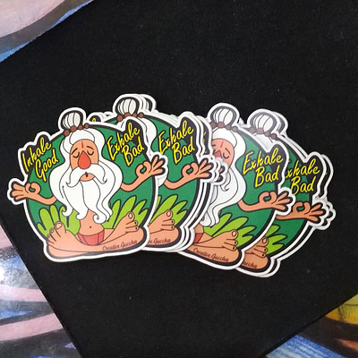 yoga Sticker illustration illustration art illustrator saint sticker yoga