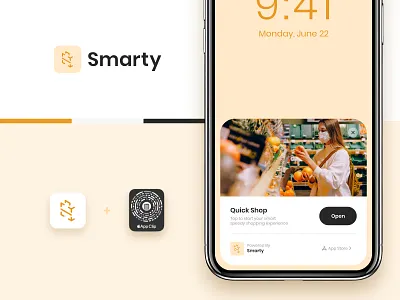 Smarty App - App Clip adobe xd app clip branding design graphic idea mobile app mobile app design mockup ui ux design