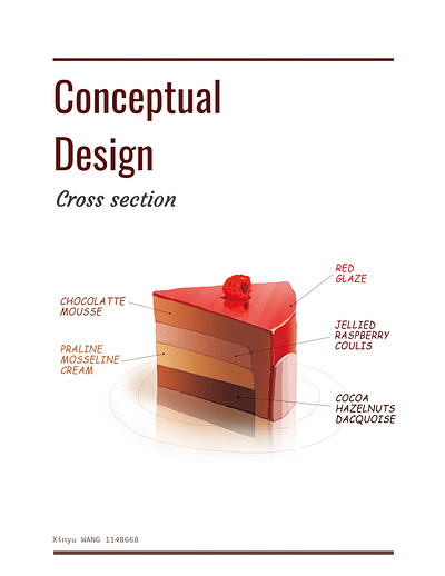 Cake design 2d 2d art concept design illustration photoshop