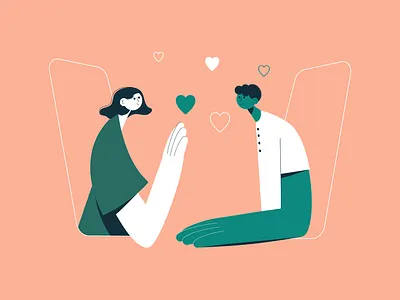 How to Create a Dating App From Concept to Successful App animalsketch app art design drawing illustration illustration art sketch vector web