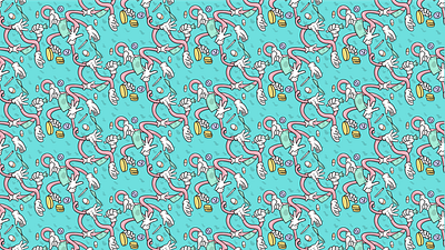 Eternal Pursuit of Money illustration pattern pattern art