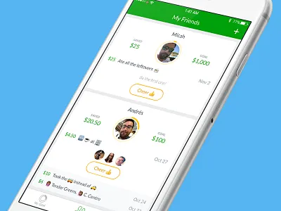 tally finance mobile product design ui