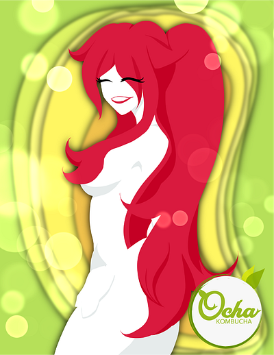 Ocha Chan 3 design illustration