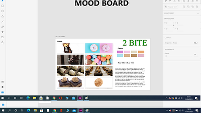 mood board foodapp mobile ui moodboard ui ui design