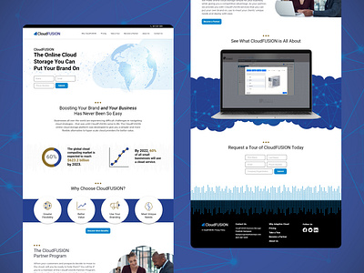 CloudFUSION Homepage Design design home home page homepage homepage design homepage ui homepagedesign web web design webdesign website website concept website design