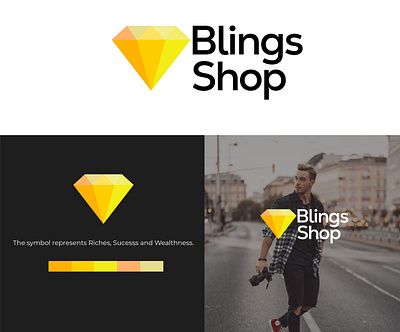 Blings Shop Logo brand design branding logo logo brand logo design logotype