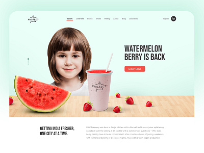 Project Juice design ui