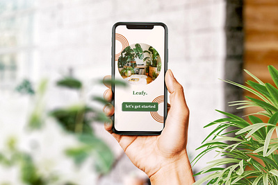 Leafy - Mobile App UI Design app design ui ux