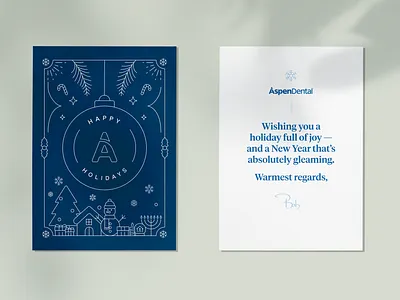 Happy Holiday - Christmas card design christmas card christmas flyer christmas illustration christmas tree digital illustration festive happy holidays holiday card holiday design icons line art line icon line illustration minimal snowflake snowman winter