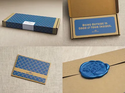 Blue Oak welcome kit collateral mailer packaging promotional