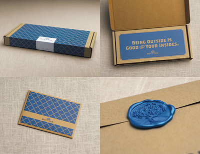 Blue Oak welcome kit collateral mailer packaging promotional