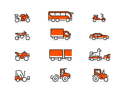 Icons for driving school icon icon design icon set icons icons design icons pack icons set iconset