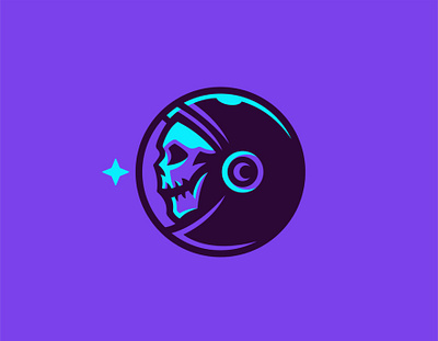 Demon Skull Mascot Logo