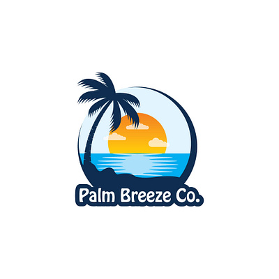 Palm Breeze Logo creative creative design creative logo design logo logo design logodesign logodesigner vector