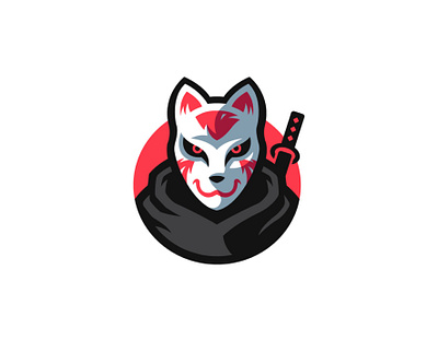 Kitsune Mascot Logo
