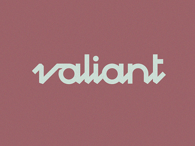 Valiant Wordmark lettering logo script typeface typography wordmark