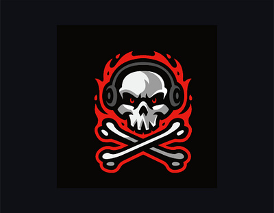 Skull Mascot Logo