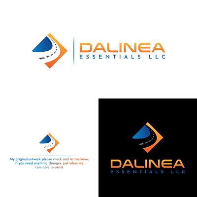 Dalinea Essentials LLC branding businesslogo company logo flat logo design logistics logo logo logodesign minimalist logo modern logo tech logo trucking logo