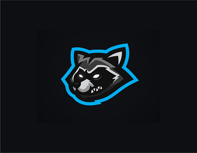 Raccoon Mascot Logo