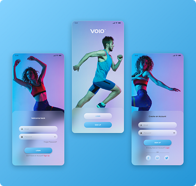 Fitness App Design /sign up, login form/ app design app designer app ui design fiverr fiverrgigs freelance design ui ui design ux design web webdesign website design