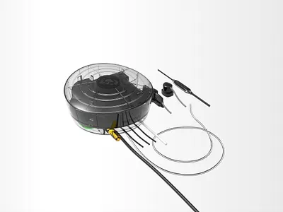 Real‑time energy data device 3d render 3d nest