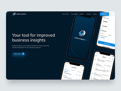 Smart Reporting App analyse app branding colors data illustration interface landing page mobile app product page reporting ui ux web design