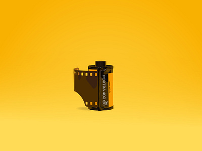 Negative Film - Illustration creative design film graphicdesign illustration orange photographic photographic film photography vector