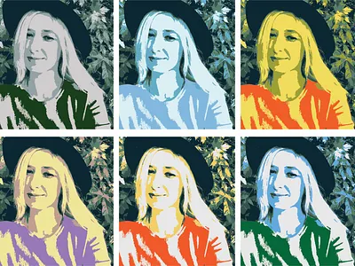 Portrait adobe adobe illustrator design illustraion illustration illustrator minimal