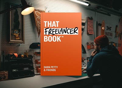 I wrote a book about freelancing! book book cover course freelance freelancer handwriting home page homepage landing page website